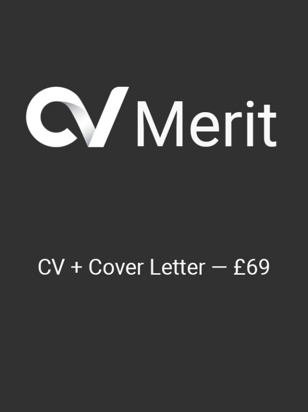 CV Merit CV Cover Letter CV + Cover Letter